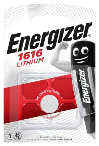 Lithium Button Battery ENERGIZER CR1616 3V 1pc./1pc./
