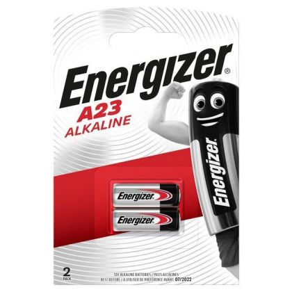 ENERGIZER 12V alkaline battery 2pc. blister alarm A23 LR23
