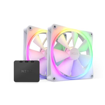 NZXT F140 White RGB Triple Pack & Controller