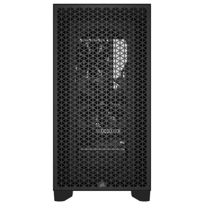 Case Corsair 3000D Airflow Mid Tower, Tempered Glass, Black