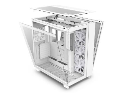 Case NZXT H9 Elite Matte White - Middle Tower