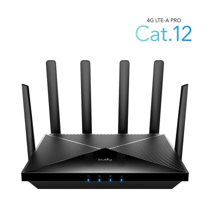 Wireless Router Cudy LT12, AC1200, 4G, LTE CAT 12, 2.4/5 GHz, 300 - 867 Mbps