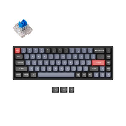 Mechanical Keyboard Keychron K6 Pro 65% K PRO Blue Switch RGB LED, Aluminium Frame