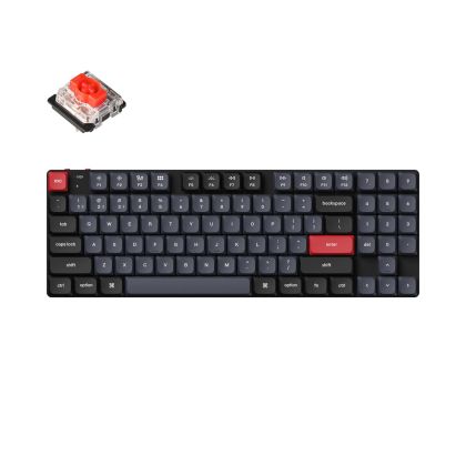 Mechanical Keyboard Keychron K13 Pro TKL Low Profile Gatheron Red Switch - RGB Backlight, Aluminium Frame