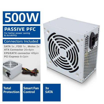 Power Supply Eminent EM3907, ATX 500W V3.1