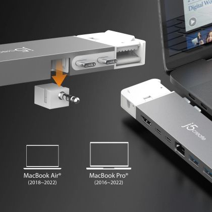 j5create 4K60 Pro USB4 Hub with MagSafe Kit