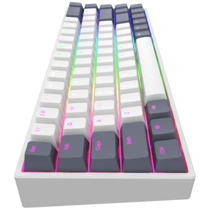 Mechanical Keyboard Dark Project KD68B White Navy 65% PBT - HS G3ms Sapphire Mechanical Switch, RGB