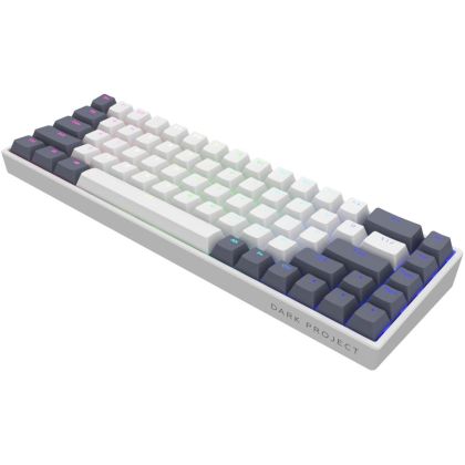 Геймърскa механична клавиатура Dark Project KD68B White Navy 65% PBT