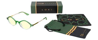 Computer glasses GUNNAR Loki Asgard Edition - Emerald Gold Amber