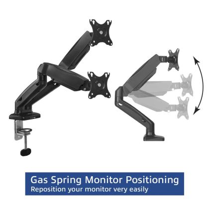 ACT Gas spring dual monitor arm office, AC8312