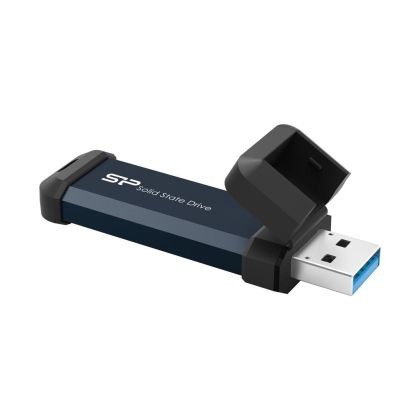 External SSD Silicon Power MS60 Blue, 1TB, USB-A 3.2 Gen2
