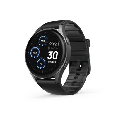 Hama "8900" Smart Watch, GPS, AMOLED 1.43", Telephone Function, Alexa,SP02, Round, bl