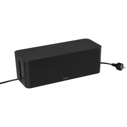 Hama "Maxi" Cable Box, For Power Strip, 40.0 x 15.6 x 13.5 cm, black