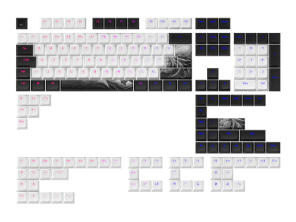 Keycaps Dark Project - INK for ANSI & ISO Layout