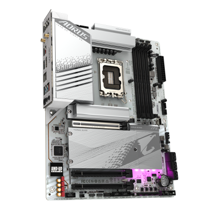 Motherboard GIGABYTE Z790 AORUS ELITE AX ICE LGA 1700, PCIe 5.0, ATX, Wi-Fi 6E, RGB Fusion, DDR5