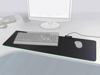 Delock USB Mouse Pad 920 x 303 x 3 mm with RGB Illumination