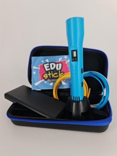 3D Pen EDUstick set with bag, powerbank, USB power adapter and 12 fillamens