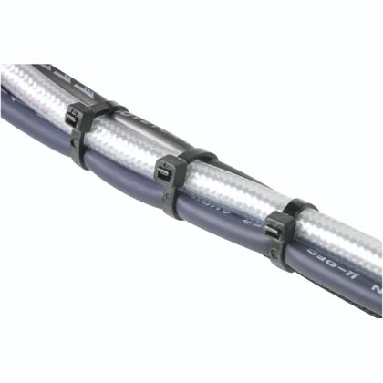 Hama Cable Tie Set, 2.5 x 100 / 150 / 200 mm, black, 150 Pcs