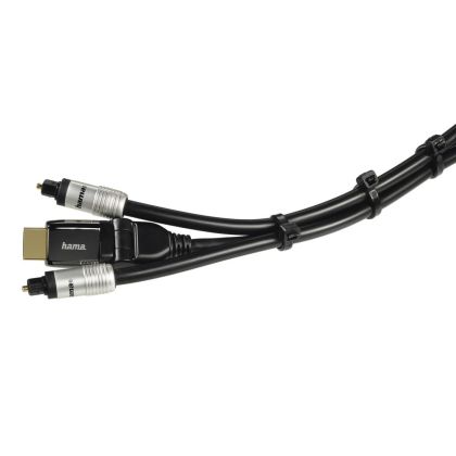 Hama Cable Tie Set, 2.5 x 100 / 150 / 200 mm, black, 150 Pcs