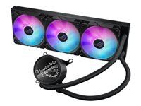 ASUS ROG RYUO III 360 ARGB all-in-one CPU liquid cooler with Asetek 8th gen pump solution and Anime Matrix LED Display