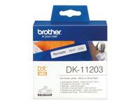 BROTHER DK11203 Brother mappa gerinc cimke 17x54mm, 300/tekercs