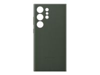 SAMSUNG GALAXY S23 Ultra Leather cover Green