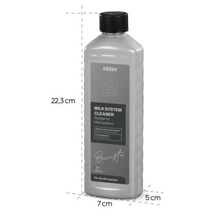 Xavax Milk System Cleaner, Liquid Milk Cleaner for Fully Automatic Coffee Machines, 500 ml