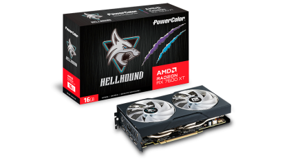 Graphic card POWERCOLOR AMD RADEON RX 7600 XT Hellhound 16GB OC GDDR6