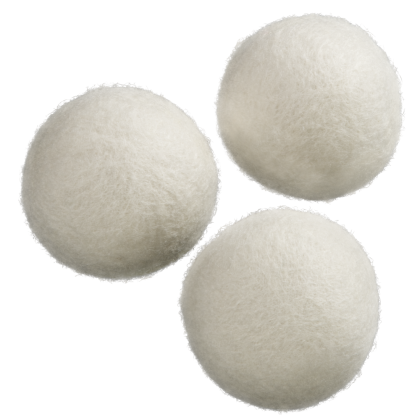 Wool Dryer Balls, 3 pieces
