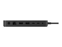 MS Surface Dock Thunderbolt 4 USB-C to Host 2xUSB-C 4k/60Hz display 3xUSB-A USB 3.1 Gen 2 Ethernet RJ45 2.5Gb