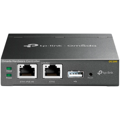 Omada Hardware ControllerPORT: 2× 10/100 Mbps Ethernet Ports, 1× USB 2.0 Port, 1× Micro USB PortFEATURE: Cloud Access, Centralized Management for Omada EAPs, Powered by 802.3af PoE or Micro-USB Power Adapter, Omada App