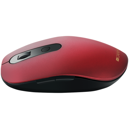 CANYON MW-9, 2 in 1 Wireless optical mouse with 6 buttons, DPI 800/1000/1200/1500, 2 mode(BT/ 2.4GHz), Battery AA*1pcs, Red, silent switch for right/left keys, 65.4*112.25*32.3mm, 0.092kg
