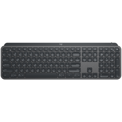 LOGITECH MX Keys S Plus Bluetooth Illuminated Keyboard with Palm Rest - GRAPHITE - US INT'L