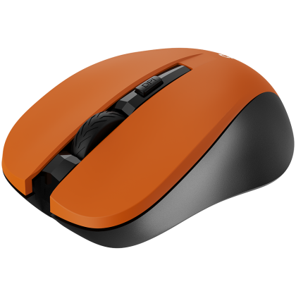 CANYON MW-1, 2.4GHz wireless optical mouse with 4 buttons, DPI 800/1200/1600, Orange, 103.5*69.5*35mm, 0.06kg