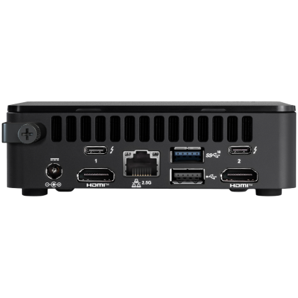 ASUS NUC 13 Pro Kit NUC13ANKi7, Core i7-1360P Processor, 4xUSB, M.2 22x80 NVMe; 22x42 SATA, 2,5Gbe LAN, 2xHDMI, 2x Thunderbolt 4 (USB-C+DP), no cord, single unit, EAN:5032037267465