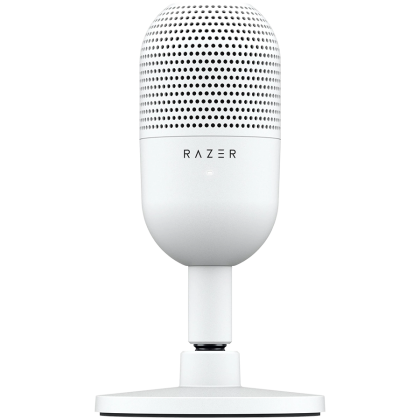 Razer Seiren V3 Mini - White, Ultra-compact Streaming Microphone