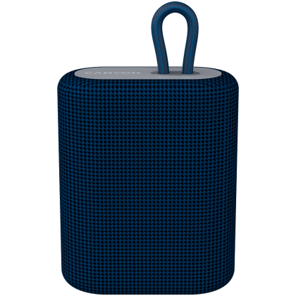 CANYON BSP-4, Bluetooth Speaker, BT V5.0, BLUETRUM AB5365A, TF card support, Type-C USB port, 1200mAh polymer battery, Blue, cable length 0.42m, 114*93*51mm, 0.29kg