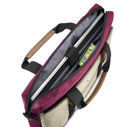 Hama "Silvan" Laptop Bag, Sustainable, from 40 - 41 cm (15.6"-16.2"), Burgundy