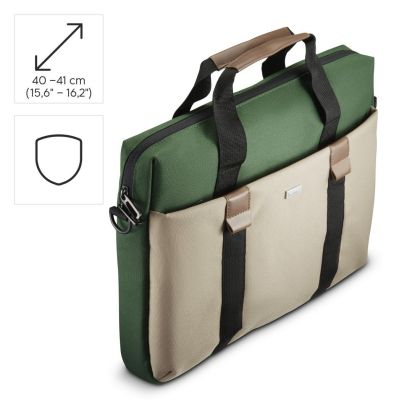 Hama "Silvan" Laptop Bag, Sustainable, from 40 - 41 cm (15.6"- 16.2"), green