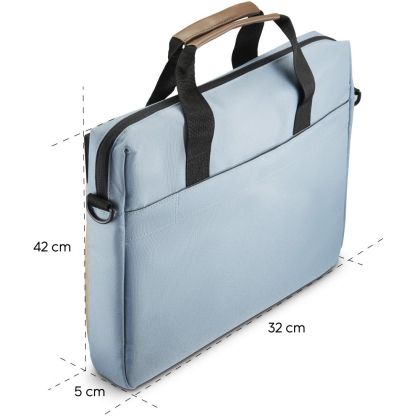 Hama "Silvan" Laptop Bag, Sustainable, from 40 - 41 cm (15.6"-16.2"), light blue