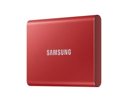 External SSD Samsung T7 Indigo Red SSD 500GB, USB-C