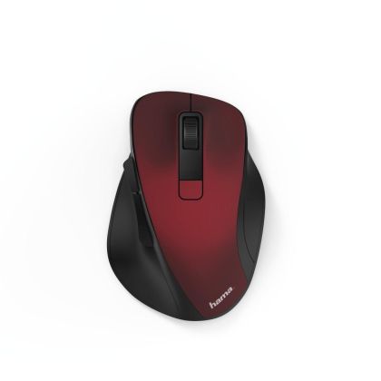 Hama "MW-500" Optical 6-Button Wireless Mouse, red/black
