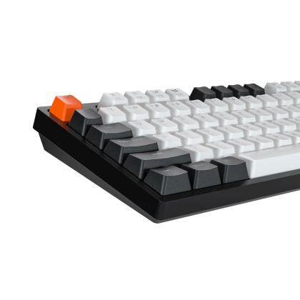 Mechanical Keyboard Keychron C1 TKL Gateron G Pro Red Switch, White Backlight