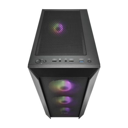 Case FSP CMT218 Mid-Tower 4 x Fixed RGB 120mm Fans - Black