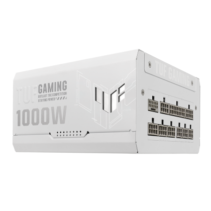 Захранващ блок ASUS TUF Gaming White 1000W, 80+ Gold PCIe 5.0, Fully Modular