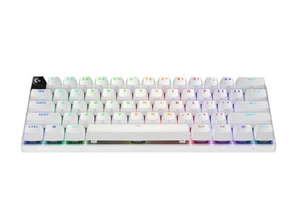 Wireless Gaming Keyboard Logitech Pro X 60 Tactile White, KEYCONTROL, LIGHTSYNC, RGB, White