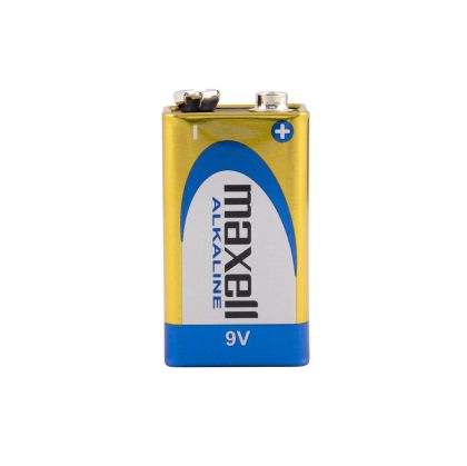 MAXELL Alkaline battery 6LF22 / 6LR61 / / 9V / 1 pc. , 12 pcs / box