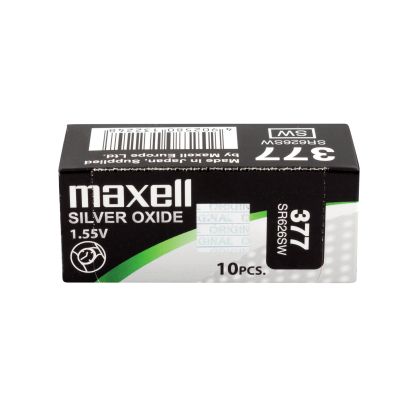 Button battery  MAXELL SR626 Silver SW / AG4 / 377 / 1.55V