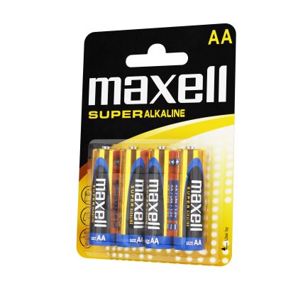 MAXELL Super Alkaline Batteries LR6 XL /4 pcs./ 1.5V MAXELL