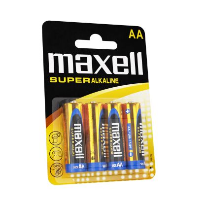 MAXELL Super Alkaline Batteries LR6 XL /4 pcs./ 1.5V MAXELL